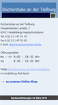 Mobile Screenshot of buecherstube-handschuhsheim.de